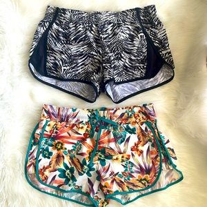 Active shorts size M floral